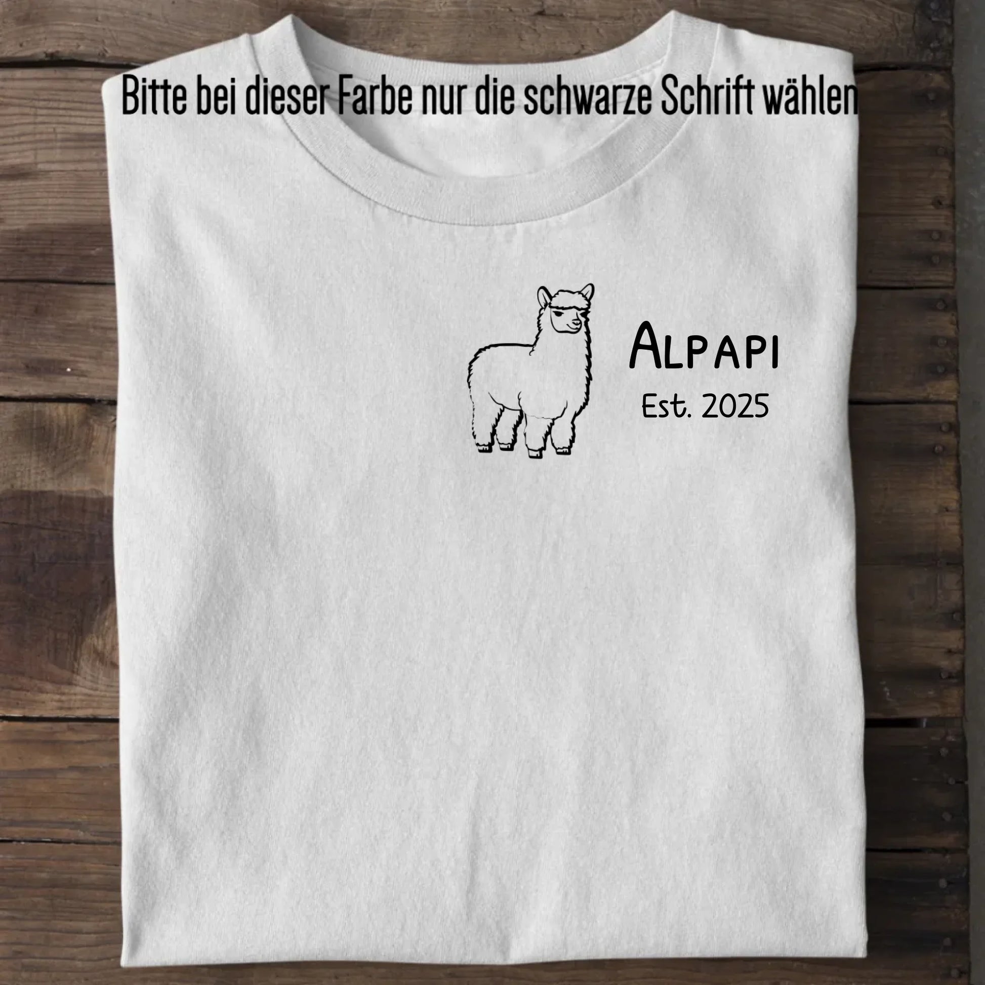 Alpapi - Bio Herren Shirt *personalisierbar* Creator T-Shirt 2.0 ST ST White