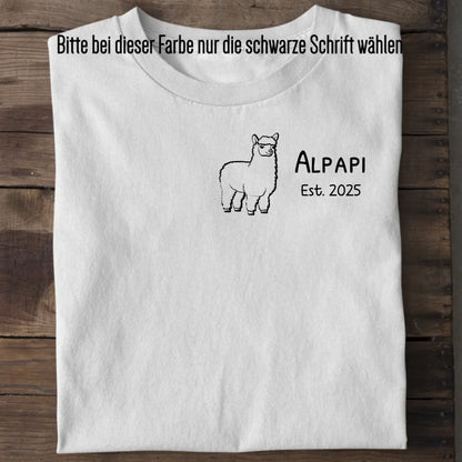 Alpapi - Bio Herren Shirt *personalisierbar* Creator T-Shirt 2.0 ST ST White