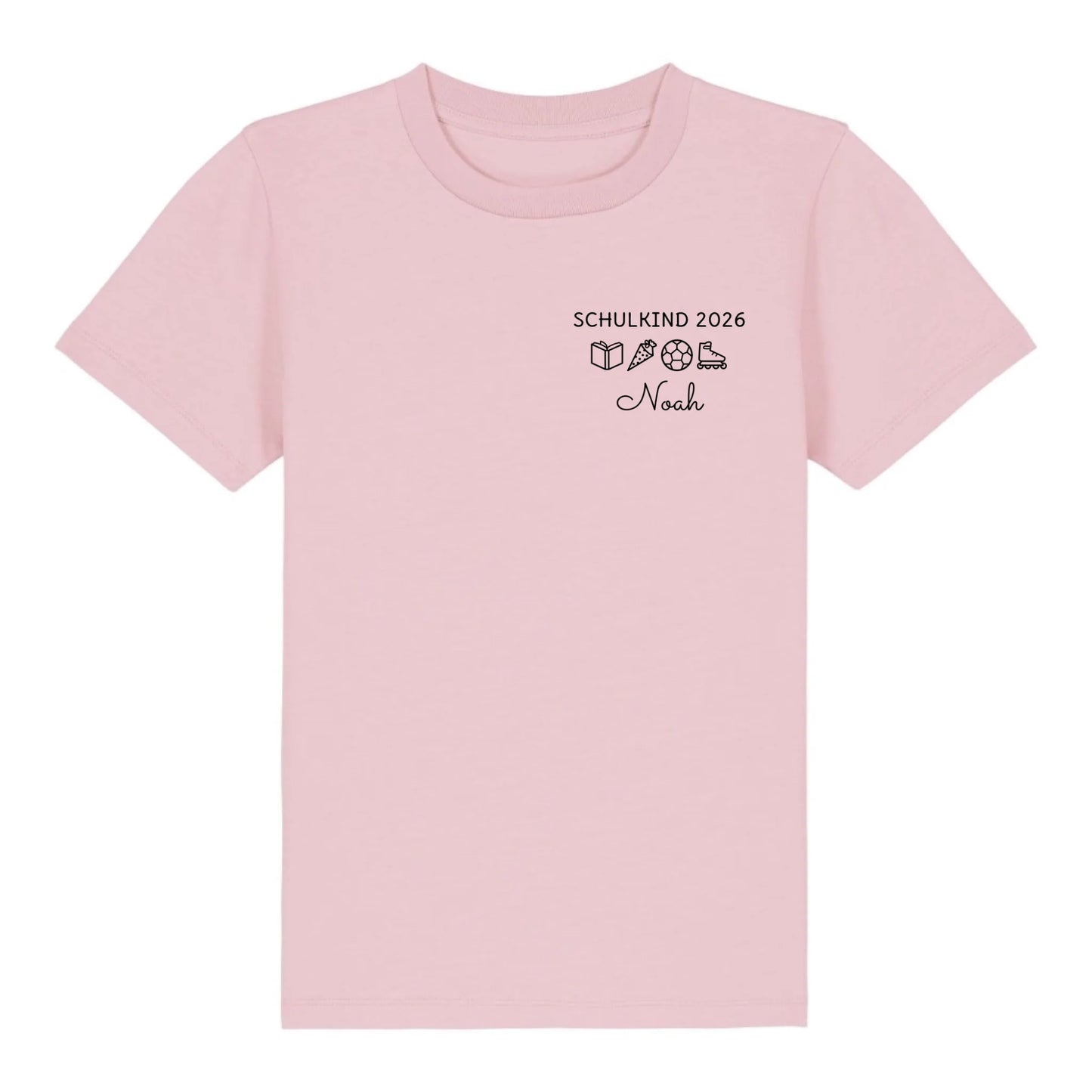 Schulkind Symbole - Bio Kinder Shirt *personalisierbar* Mini Creator Shirt 2.0 ST ST Cotton-Pink