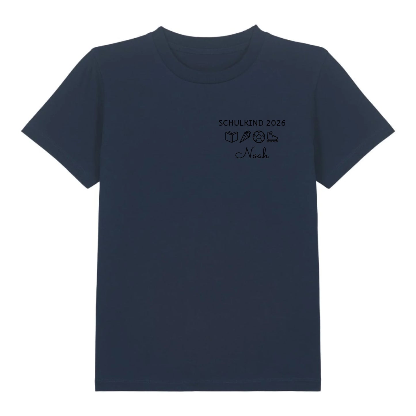 Schulkind Symbole - Bio Kinder Shirt *personalisierbar* Mini Creator Shirt 2.0 ST ST French-Navy