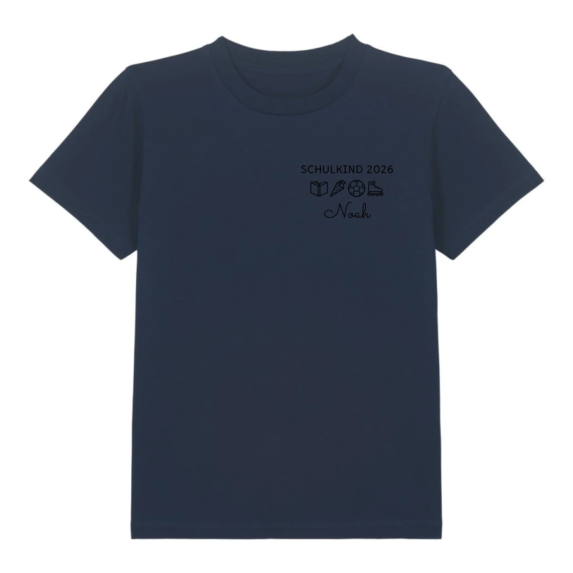 Schulkind Symbole - Bio Kinder Shirt *personalisierbar* Mini Creator Shirt 2.0 ST ST French-Navy