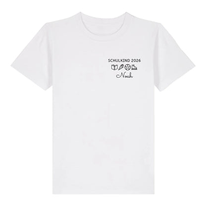 Schulkind Symbole - Bio Kinder Shirt *personalisierbar* Mini Creator Shirt 2.0 ST ST White