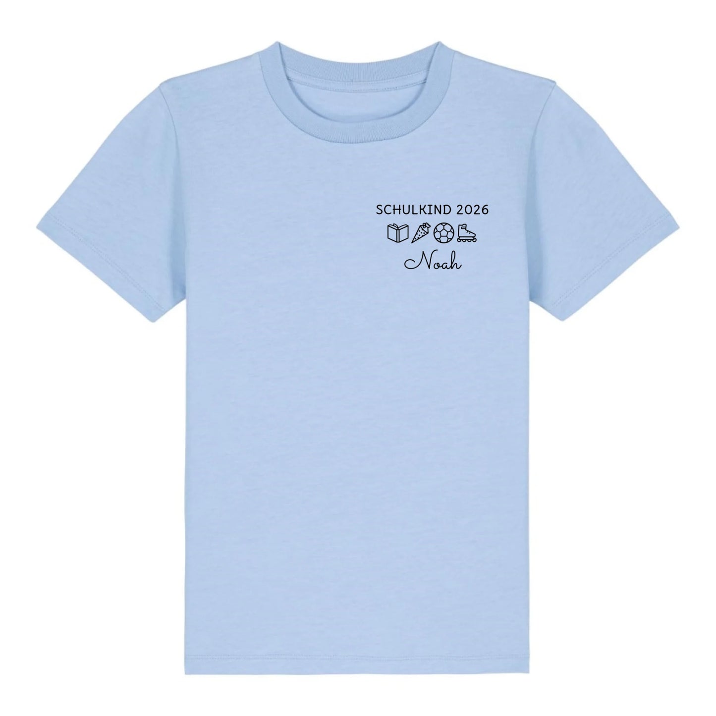 Schulkind Symbole - Bio Kinder Shirt *personalisierbar* Mini Creator Shirt 2.0 ST ST Blue-Soul