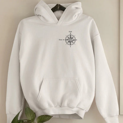 Kompass - Bio Unisex Hoodie *personalisierbar*