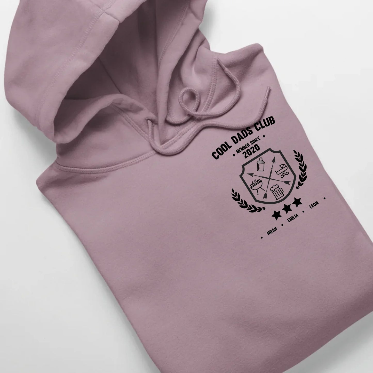 Cool Dads Club Wappen - Bio Unisex Hoodie *personalisierbar* Cruiser Hoodie 2.0 ST ST Lilac-Dream
