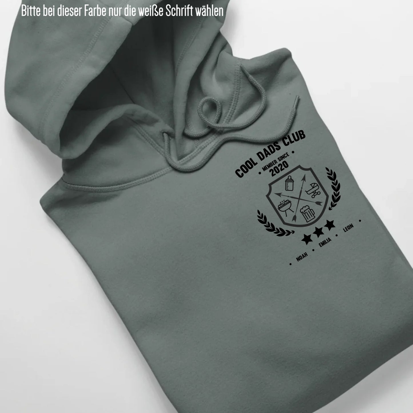 Cool Dads Club Wappen - Bio Unisex Hoodie *personalisierbar* Cruiser Hoodie 2.0 ST ST Green-Bay