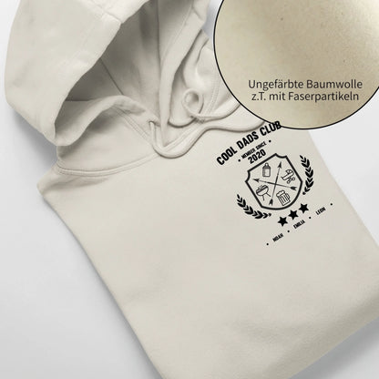 Cool Dads Club Wappen - Bio Unisex Hoodie *personalisierbar* Cruiser Hoodie 2.0 ST ST Natural-Raw