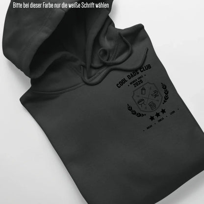 Cool Dads Club Wappen - Bio Unisex Hoodie *personalisierbar* Cruiser Hoodie 2.0 ST ST Black