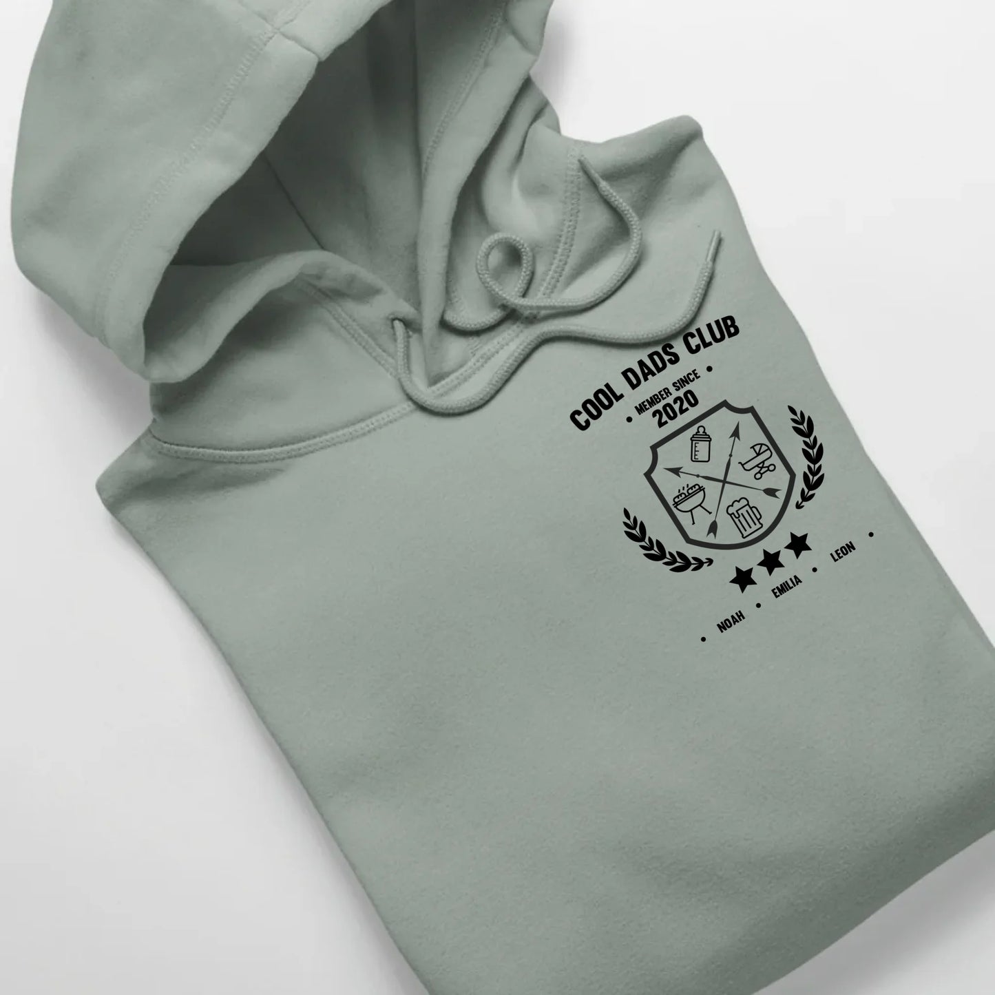 Cool Dads Club Wappen - Bio Unisex Hoodie *personalisierbar* Cruiser Hoodie 2.0 ST ST Aloe
