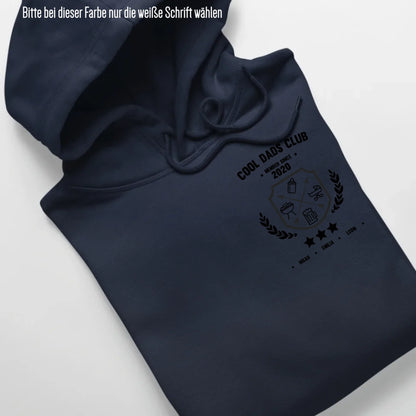Cool Dads Club Wappen - Bio Unisex Hoodie *personalisierbar* Cruiser Hoodie 2.0 ST ST French-Navy