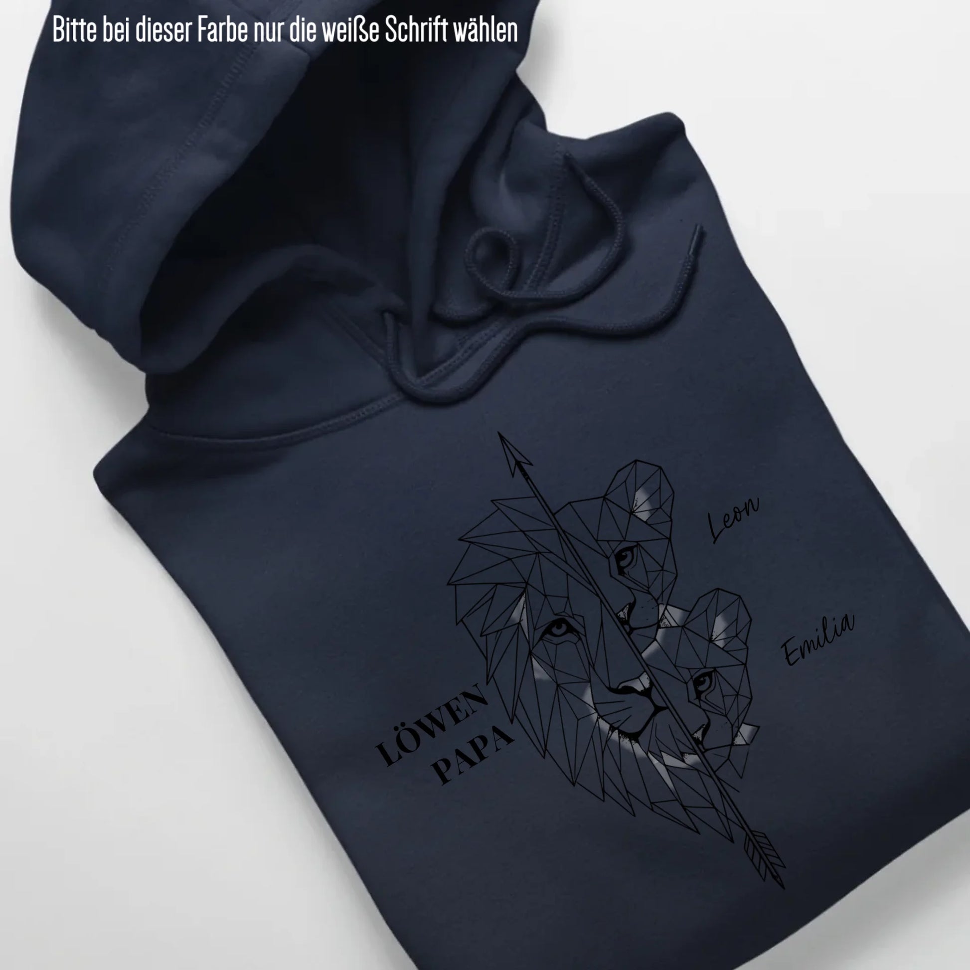 Löwen Family - Bio Unisex Hoodie *personalisierbar* Cruiser Hoodie 2.0 ST ST French-Navy