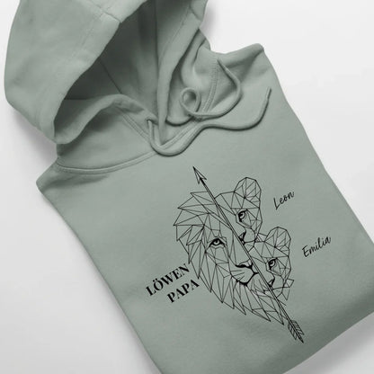 Löwen Family - Bio Unisex Hoodie *personalisierbar* Cruiser Hoodie 2.0 ST ST Aloe