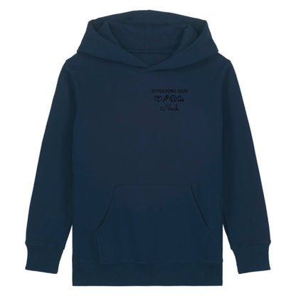 Schulkind Symbole - Bio Kinder Hoodie *personalisierbar* Mini Cruiser Hoodie 2.0 ST ST French-Navy