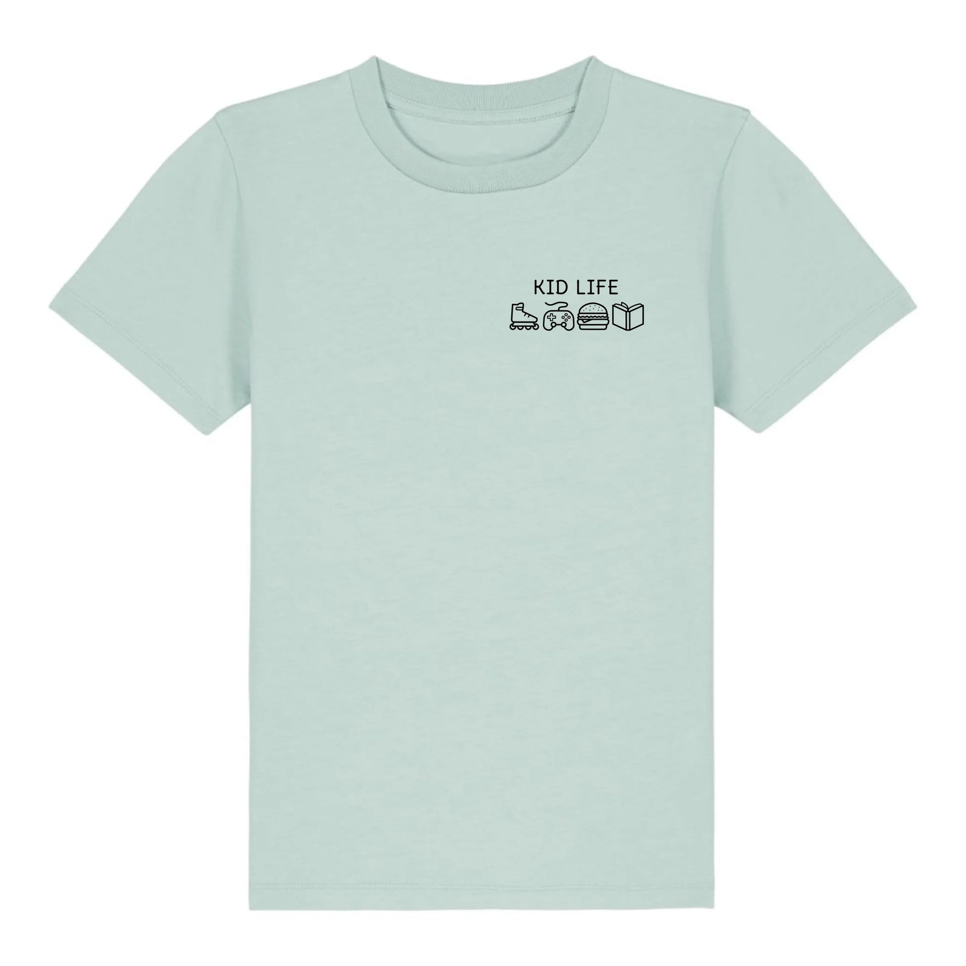 Kid Life Symbole - Bio Kinder Shirt *personalisierbar* Mini Creator Shirt 2.0 ST ST Caribbean-Blue