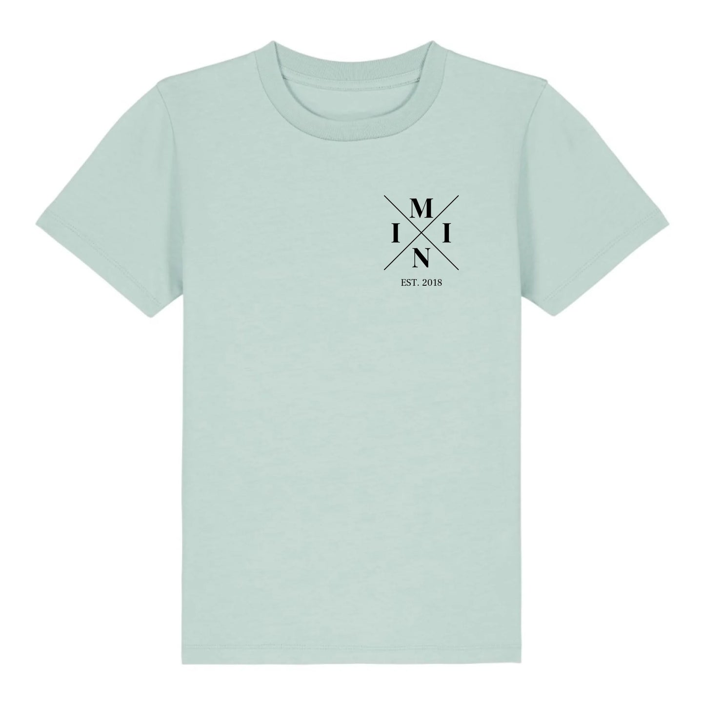 Mini Minimal - Bio Kinder Shirt *personalisierbar* Mini Creator Shirt 2.0 ST ST Caribbean-Blue