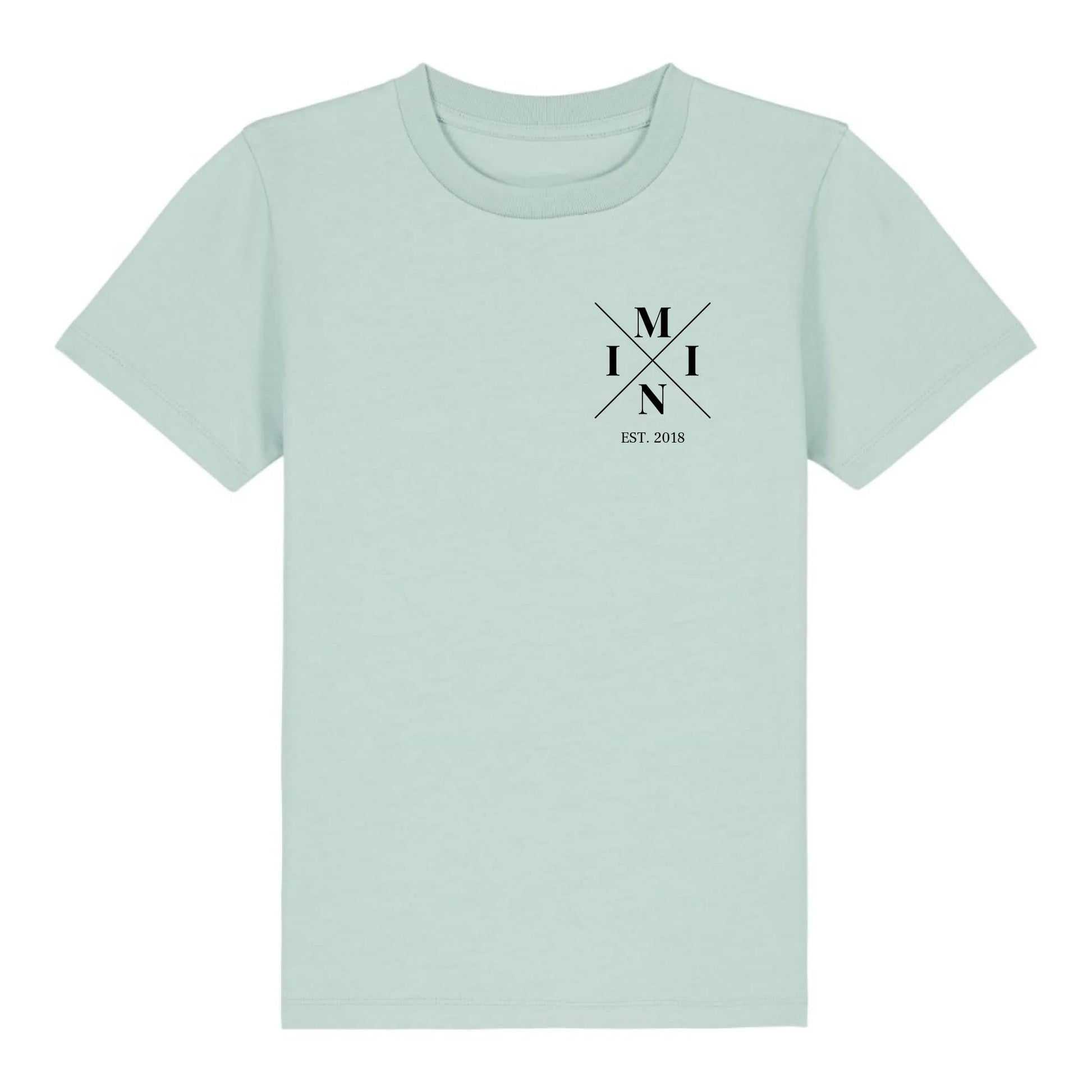 Mini Minimal - Bio Kinder Shirt *personalisierbar* Mini Creator Shirt 2.0 ST ST Caribbean-Blue