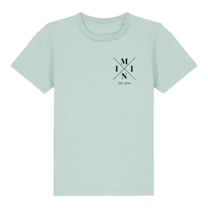 Mini Minimal - Bio Kinder Shirt *personalisierbar* Mini Creator Shirt 2.0 ST ST Caribbean-Blue