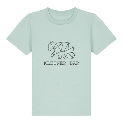 Kleiner Bär - Bio Kinder Shirt *personalisierbar (ohne Namen)* Mini Creator Shirt 2.0 ST ST Caribbean-Blue