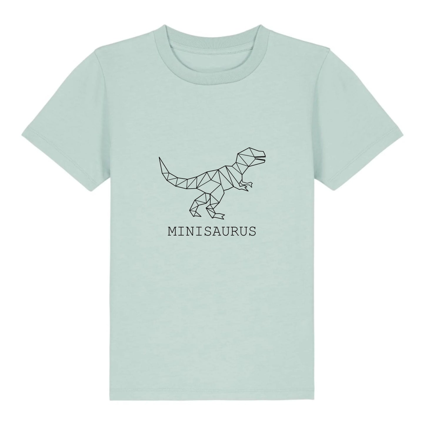 Minisaurus - Bio Kinder Shirt *personalisierbar (ohne Namen)* Mini Creator Shirt 2.0 ST ST Caribbean-Blue