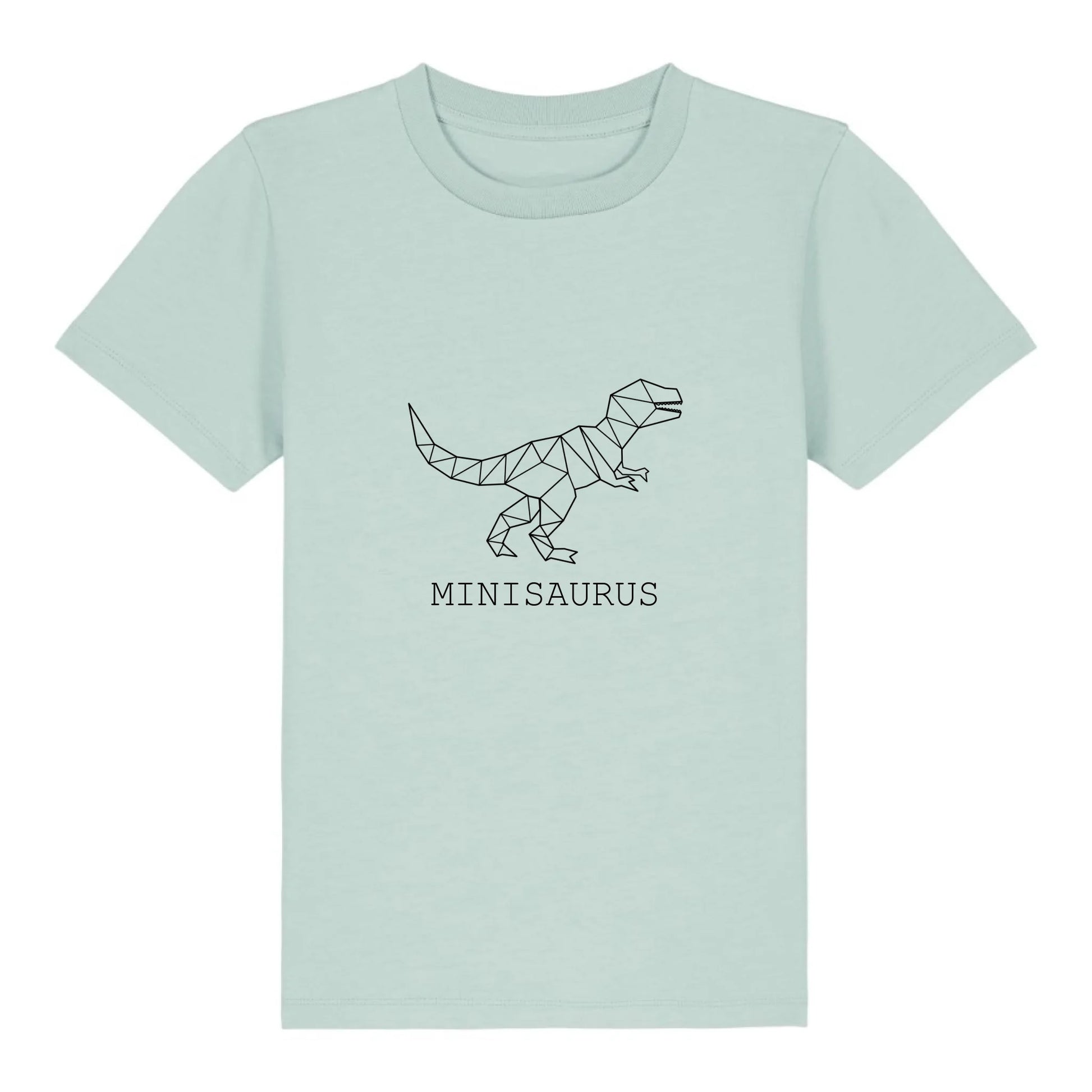 Minisaurus - Bio Kinder Shirt *personalisierbar (ohne Namen)* Mini Creator Shirt 2.0 ST ST Caribbean-Blue