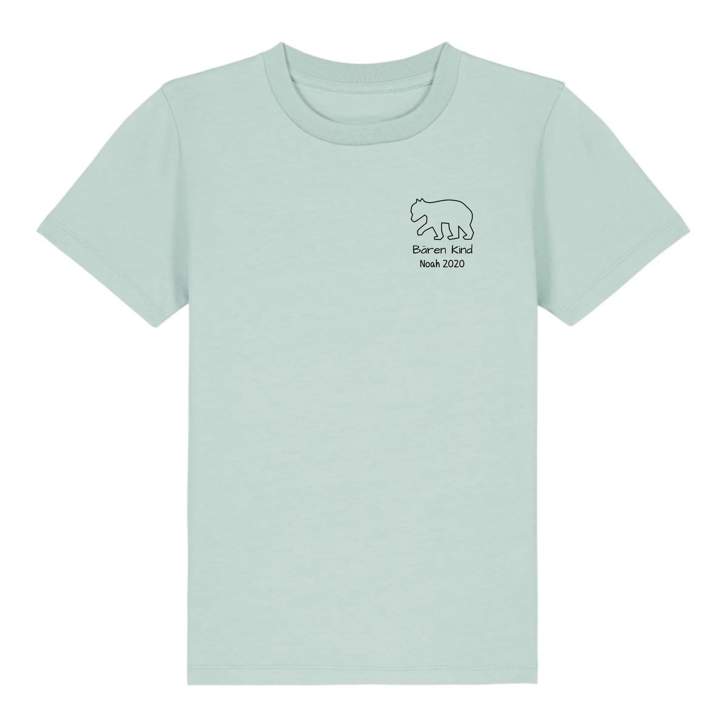 Bären Kind klein - Bio Kinder Shirt *personalisierbar* Mini Creator Shirt 2.0 ST ST Caribbean-Blue