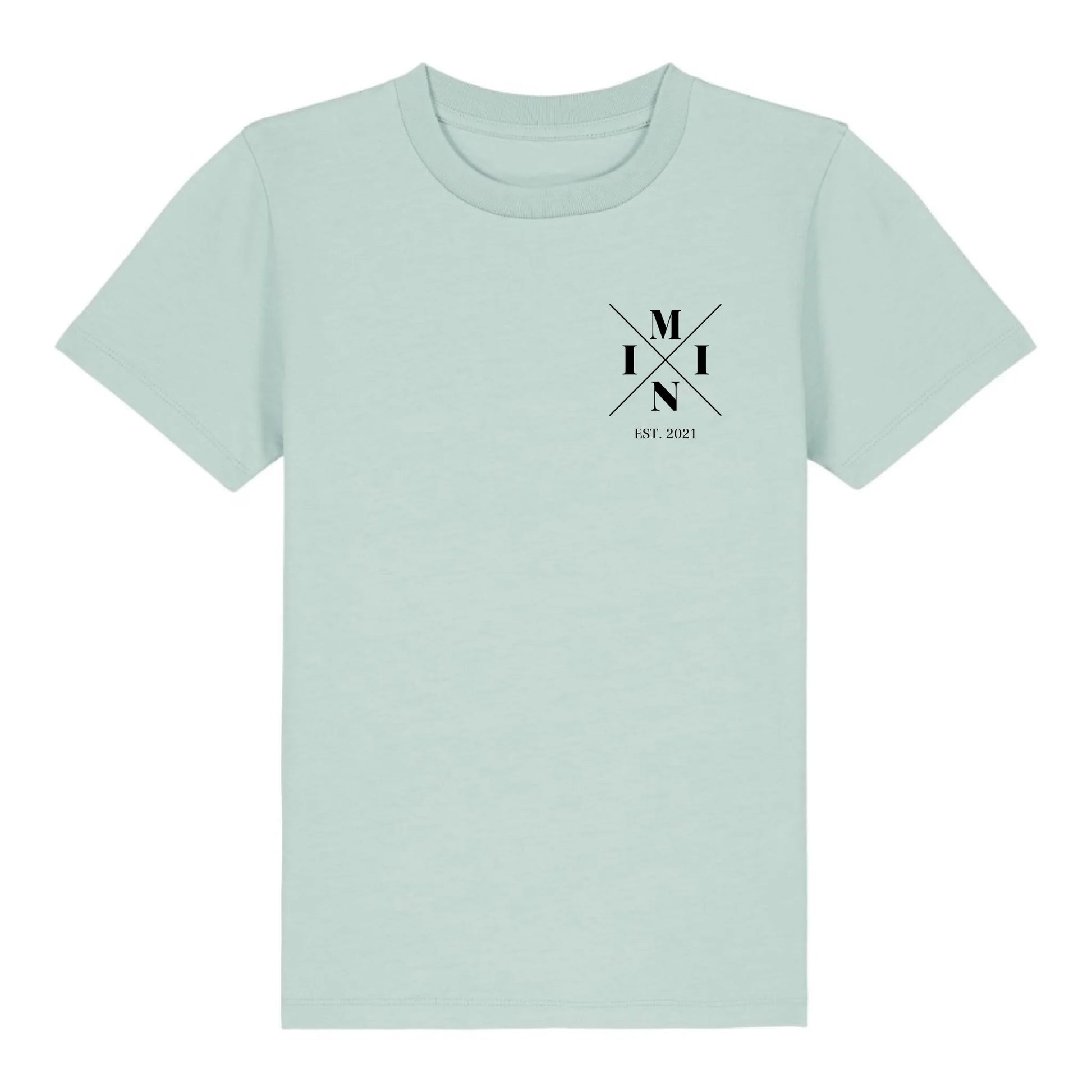 Mini Minimal + Symbole - Bio Kinder Shirt *personalisierbar* Mini Creator Shirt 2.0 ST ST Caribbean-Blue