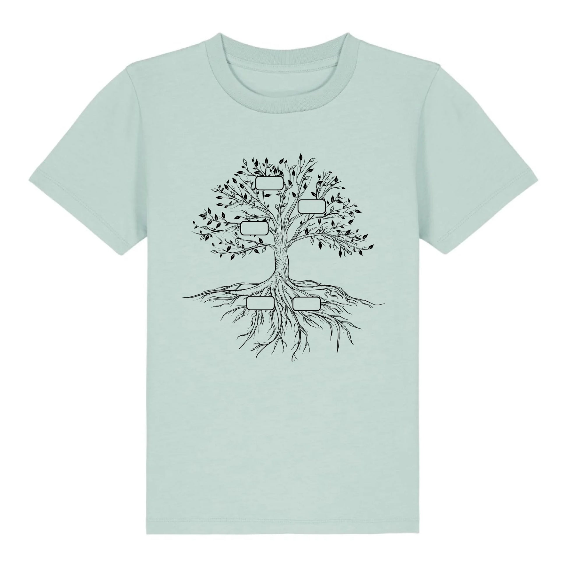 Family Tree - Bio Kinder Shirt *personalisierbar* Mini Creator Shirt 2.0 ST ST Caribbean-Blue