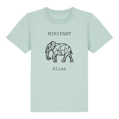 Minifant - Bio Kinder Shirt *personalisierbar* Mini Creator Shirt 2.0 ST ST Caribbean-Blue