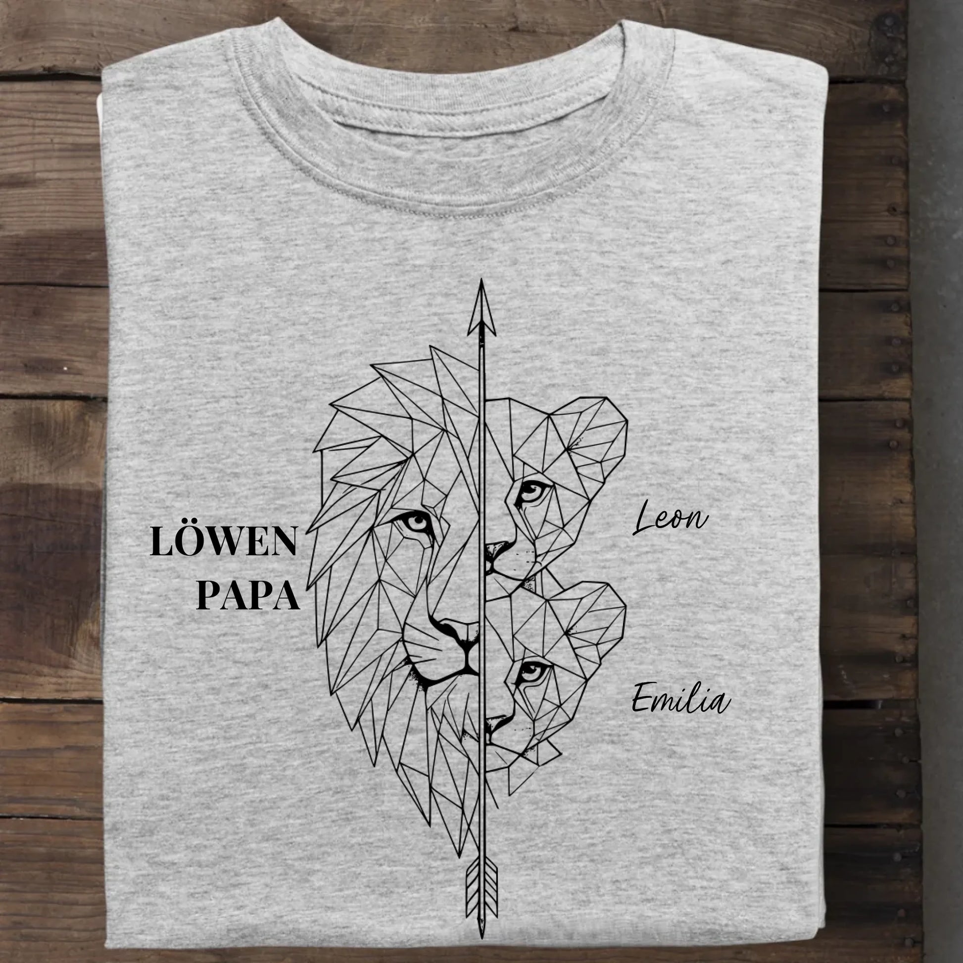 Löwen Family - Bio Herren Shirt *personalisierbar* Creator T-Shirt 2.0 ST ST Heather-Grey