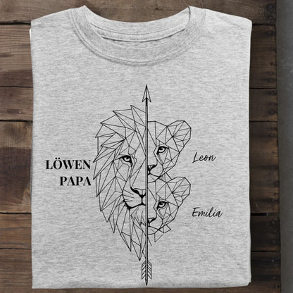 Löwen Family - Bio Herren Shirt *personalisierbar* Creator T-Shirt 2.0 ST ST Heather-Grey