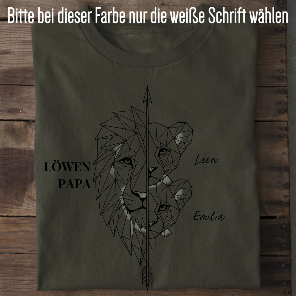 Löwen Family - Bio Herren Shirt *personalisierbar* Creator T-Shirt 2.0 ST ST Khaki