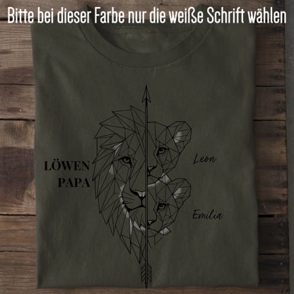 Löwen Family - Bio Herren Shirt *personalisierbar* Creator T-Shirt 2.0 ST ST Khaki