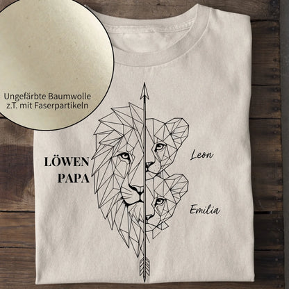 Löwen Family - Bio Herren Shirt *personalisierbar* Creator T-Shirt 2.0 ST ST Natural-Raw