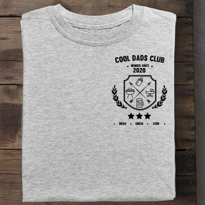 Cool Dads Club Wappen - Bio Herren Shirt *personalisierbar* Creator T-Shirt 2.0 ST ST Heather-Grey