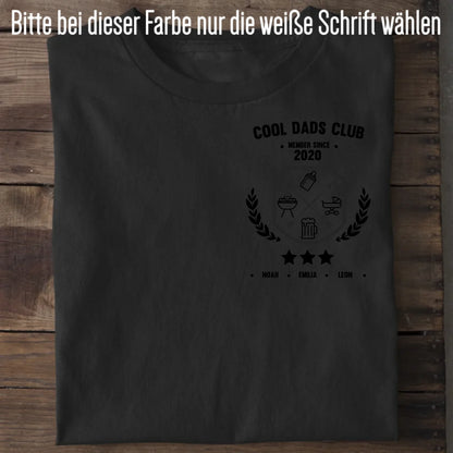Cool Dads Club Wappen - Bio Herren Shirt *personalisierbar* Creator T-Shirt 2.0 ST ST Black