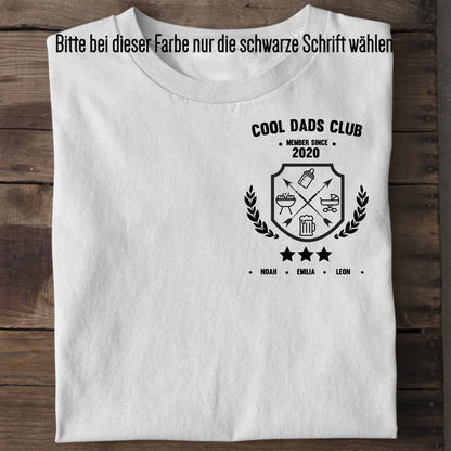 Cool Dads Club Wappen - Bio Herren Shirt *personalisierbar* Creator T-Shirt 2.0 ST ST White