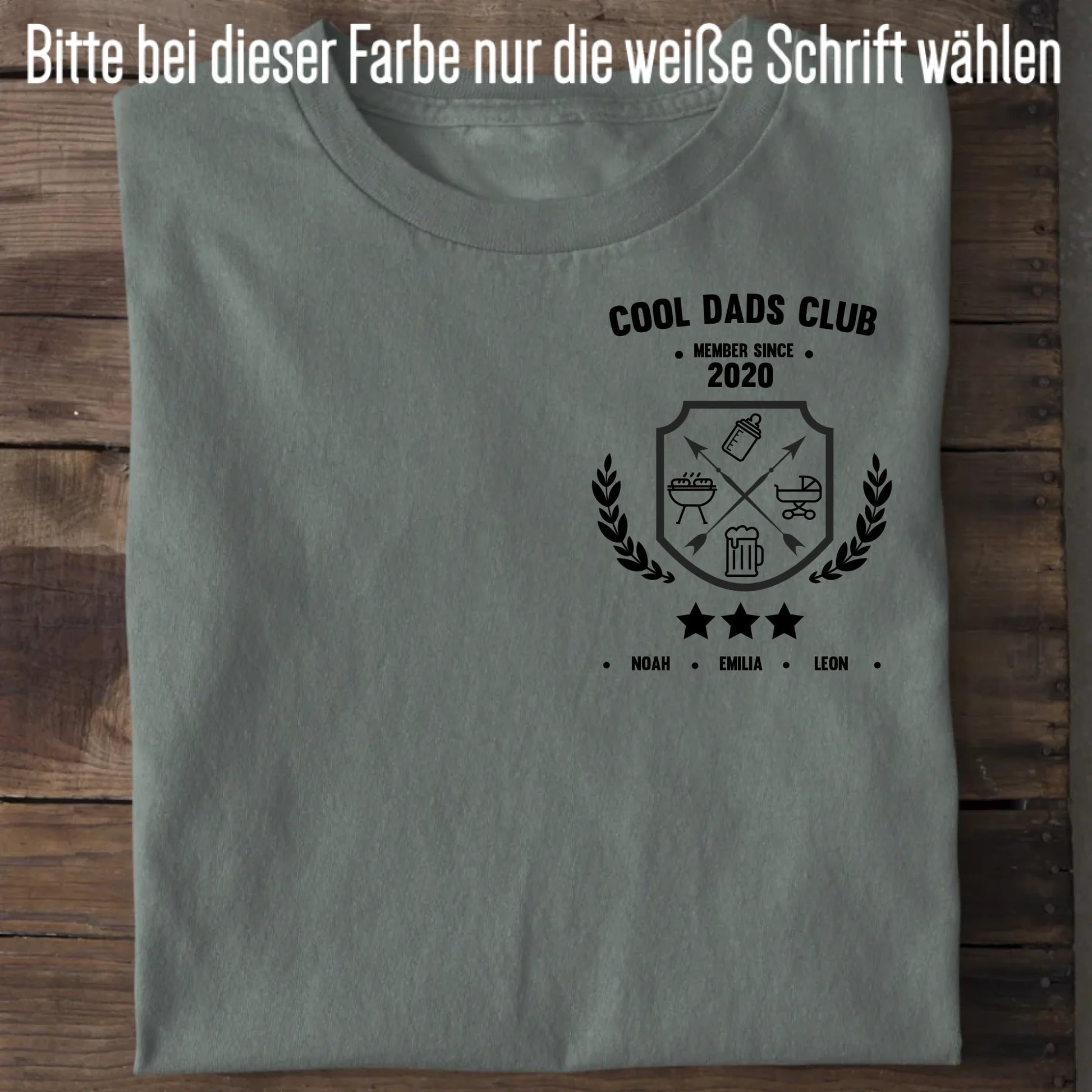 Cool Dads Club Wappen - Bio Herren Shirt *personalisierbar* Creator T-Shirt 2.0 ST ST Green Bay