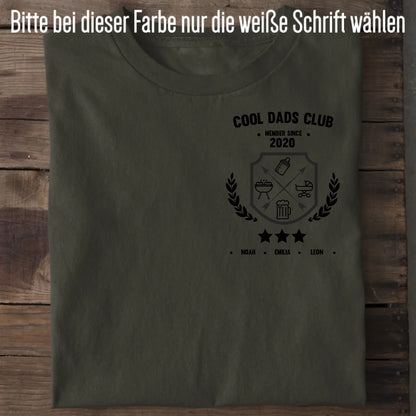 Cool Dads Club Wappen - Bio Herren Shirt *personalisierbar* Creator T-Shirt 2.0 ST ST Khaki