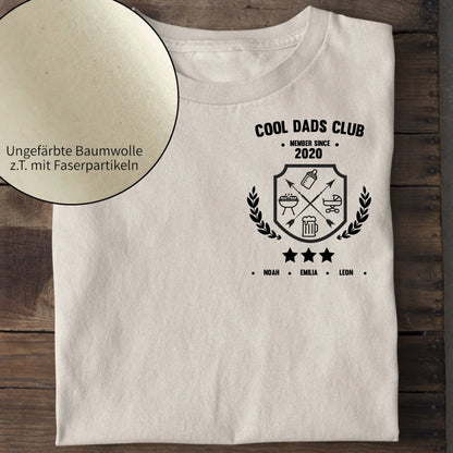 Cool Dads Club Wappen - Bio Herren Shirt *personalisierbar* Creator T-Shirt 2.0 ST ST Natural-Raw