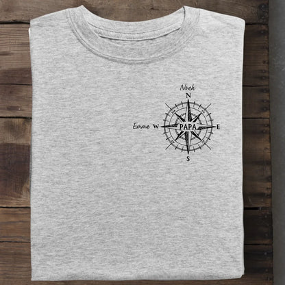 Kompass - Bio Herren Shirt *personalisierbar* Creator T-Shirt 2.0 ST ST Heather-Grey