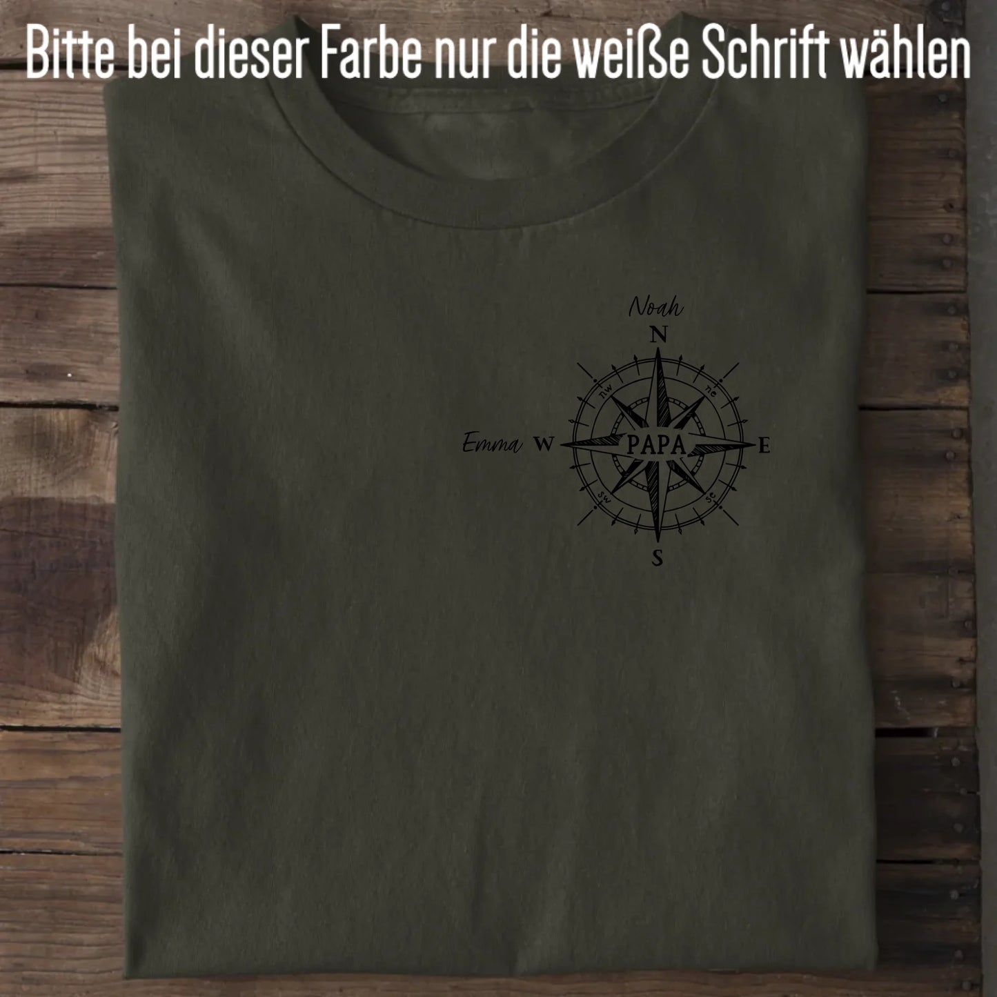 Kompass - Bio Herren Shirt *personalisierbar* Creator T-Shirt 2.0 ST ST Khaki