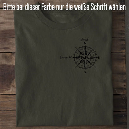 Kompass - Bio Herren Shirt *personalisierbar* Creator T-Shirt 2.0 ST ST Khaki