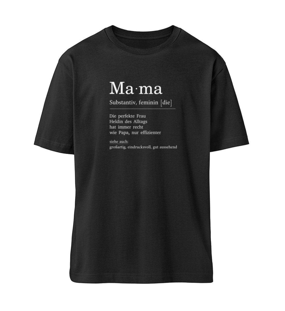 Mama Definition  - Damen Relaxed Organic Shirt - Papasache
