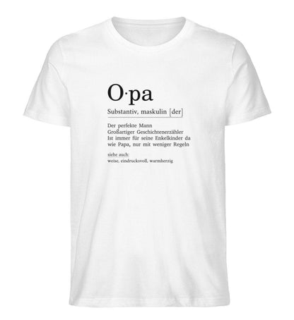 Opa Definition  - Premium Organic Shirt - Papasache
