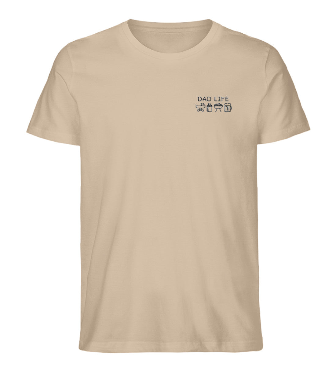 Dad Life Symbole  - Herren Premium Organic Shirt mit Stick