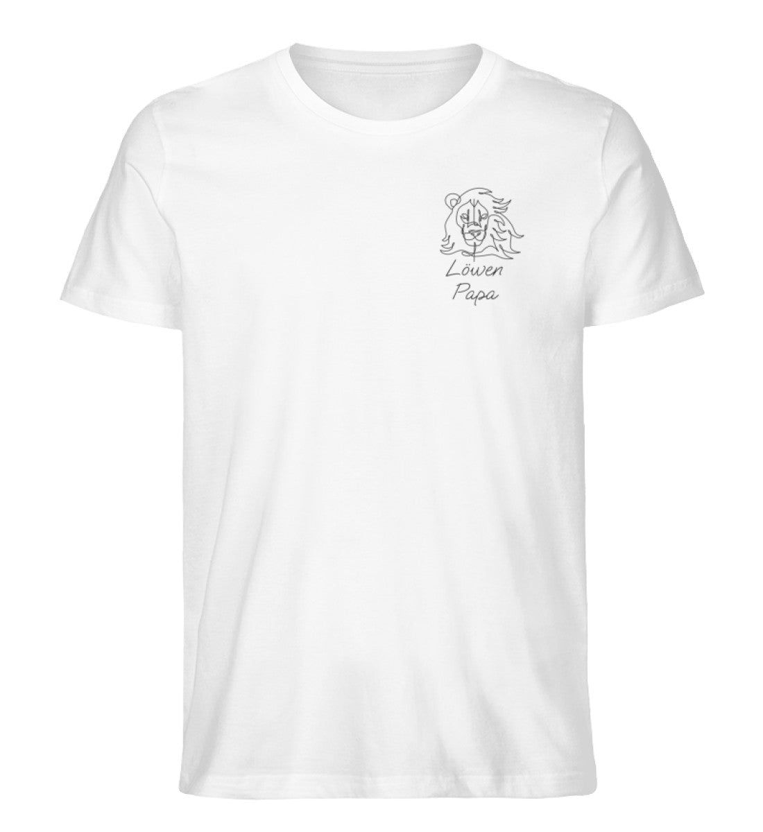 Löwen Papa One Line  - Premium Organic Shirt