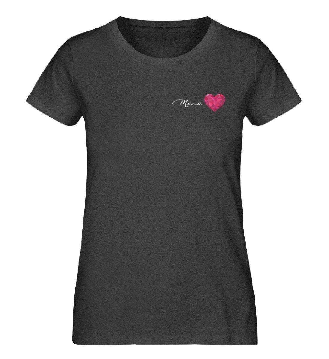 Mama Herz  - Damen Premium Organic Shirt - Papasache