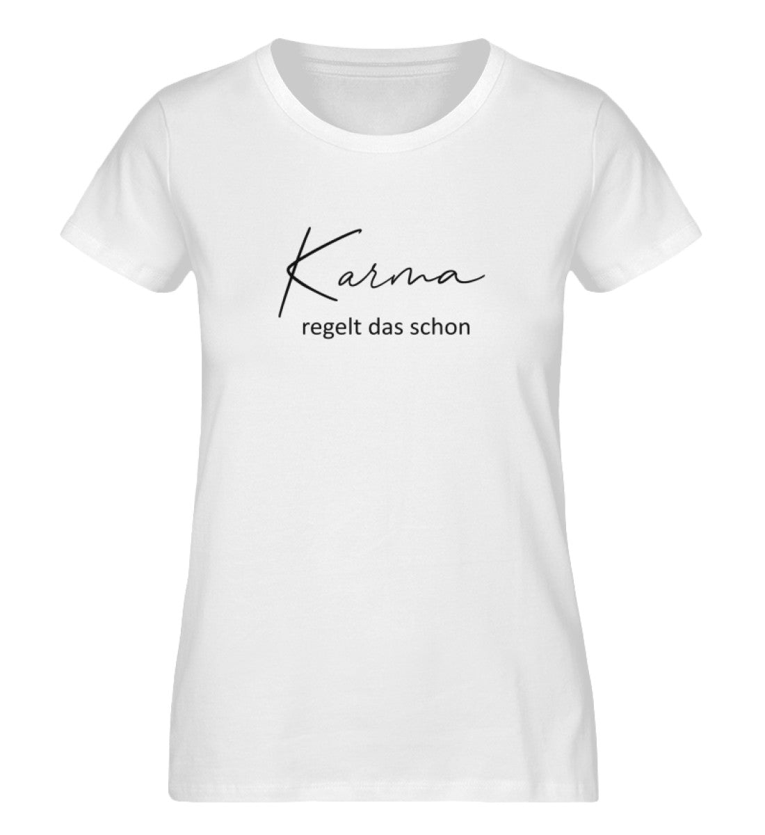 Karma regelt das schon  - Damen Premium Organic Shirt
