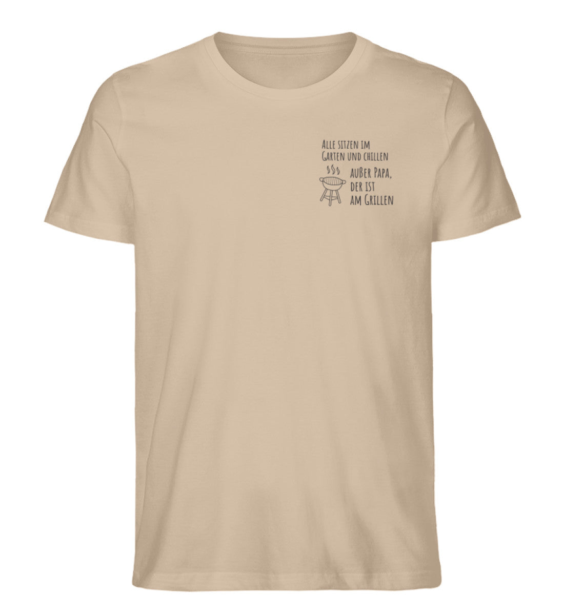 Alle sitzen im Garten  - Premium Organic Shirt