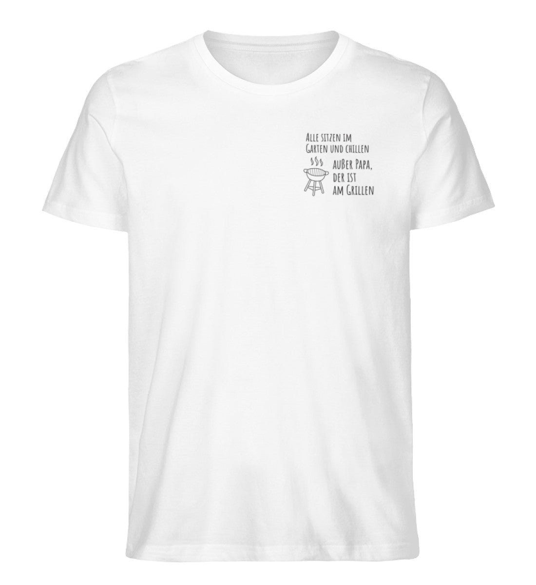 Alle sitzen im Garten  - Premium Organic Shirt